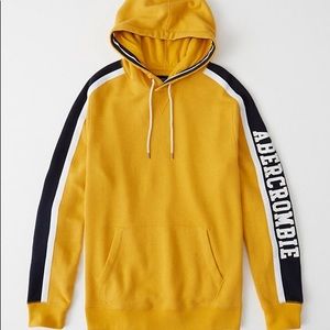 Abercrombie&fitch yellow men’s sweatshirt hoodie